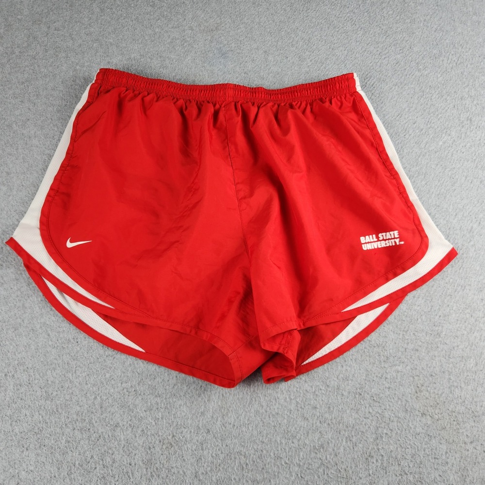 Nike Running Shorts Womens XL Red Ball State University Dri-FIT Mesh Athletic